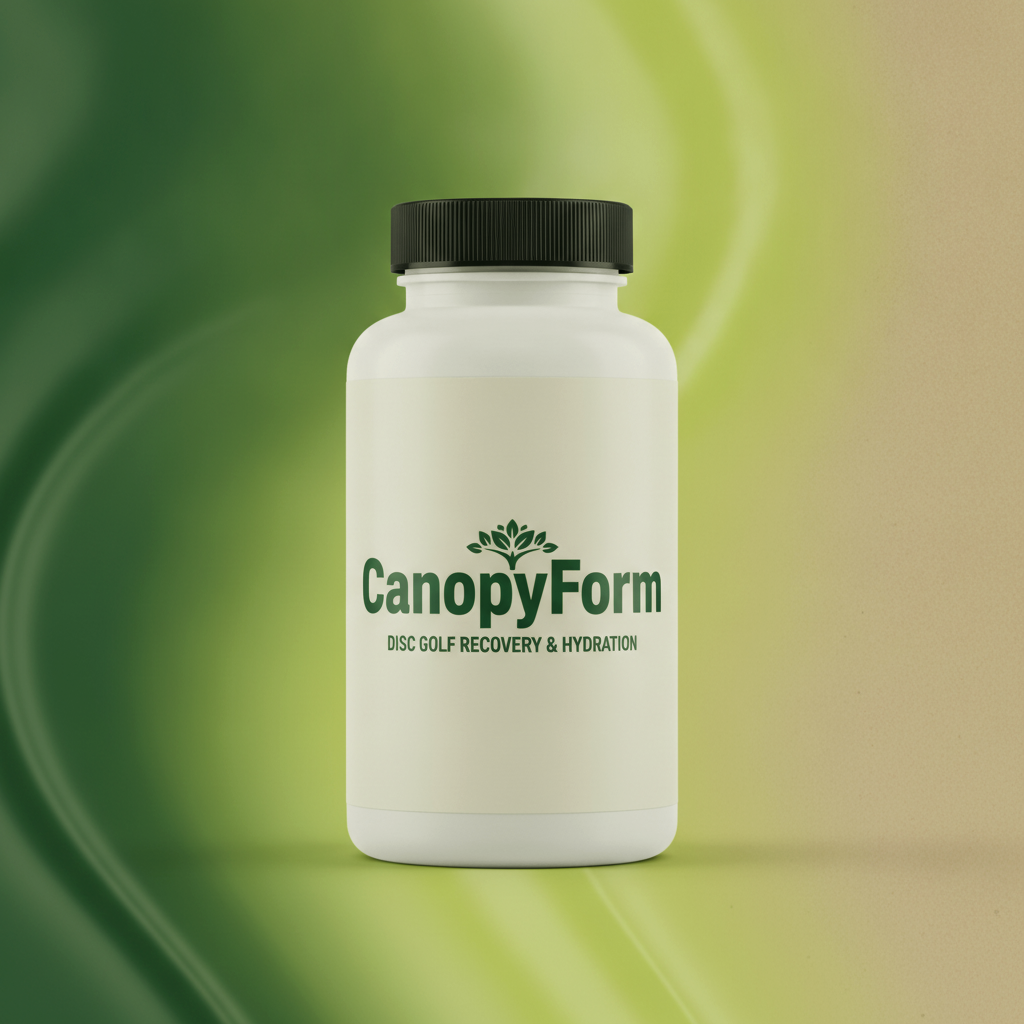 CanopyForm turmeric and magnesium recovery bottle