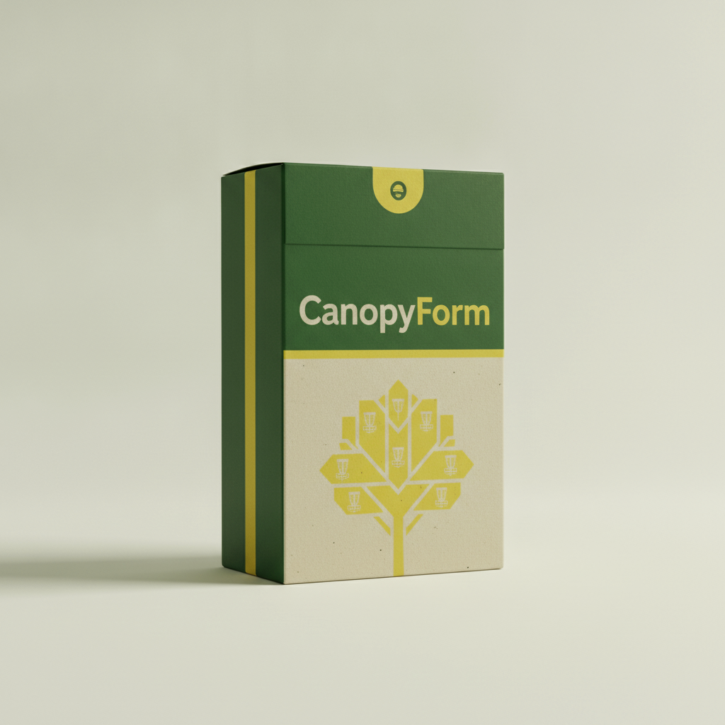 CanopyForm carton — full recovery box