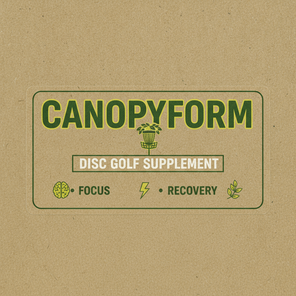 CanopyForm label — turmeric + magnesium blend