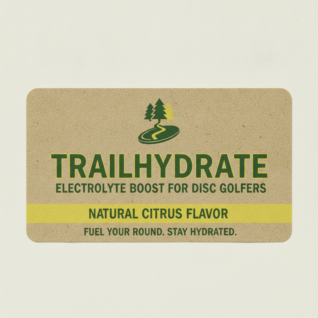 TrailHydrate label — birch electrolyte mix
